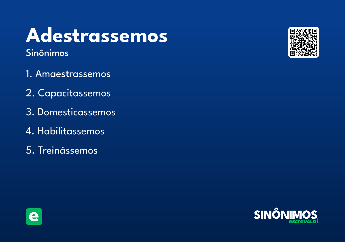 adestrassemos