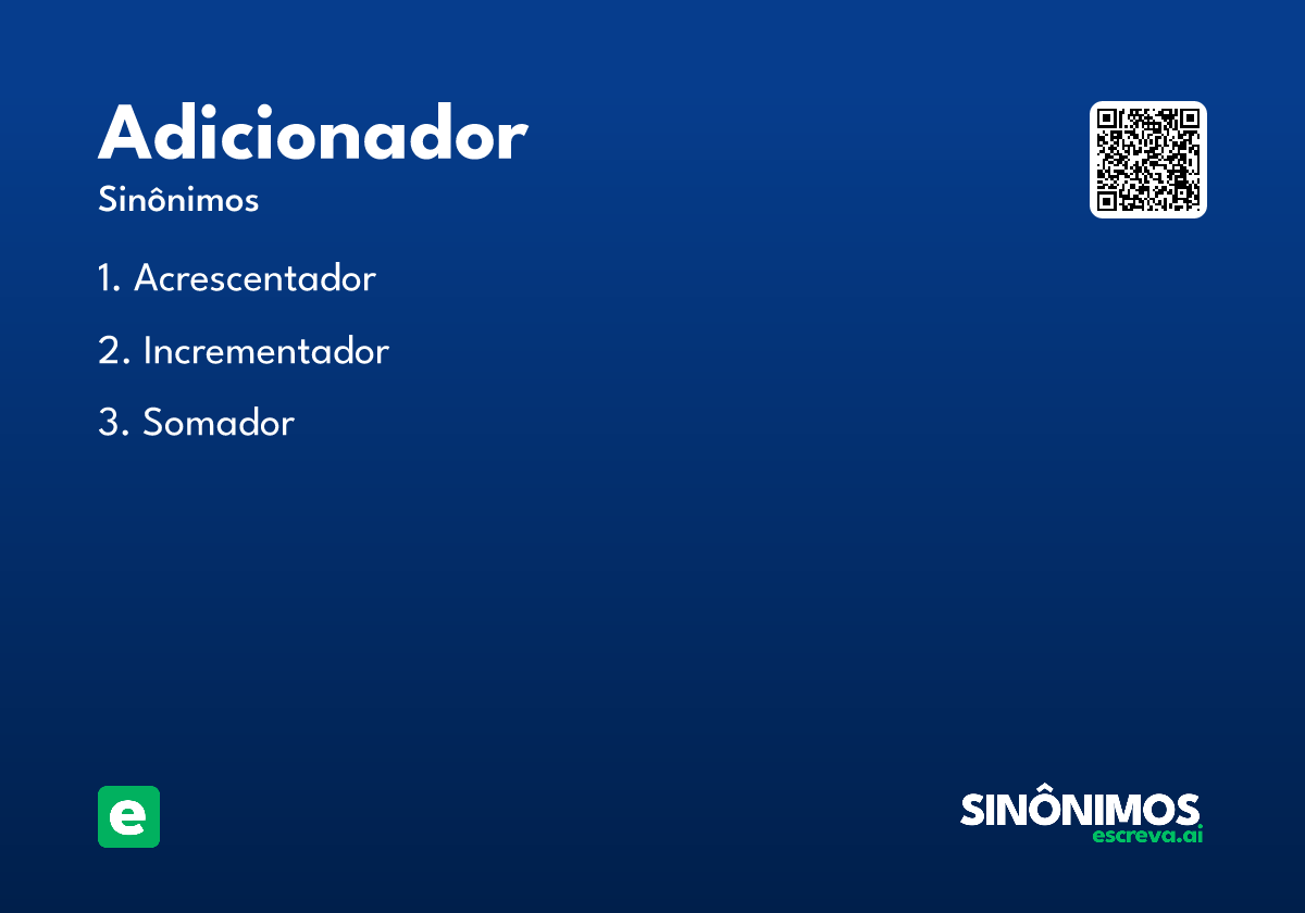 adicionador