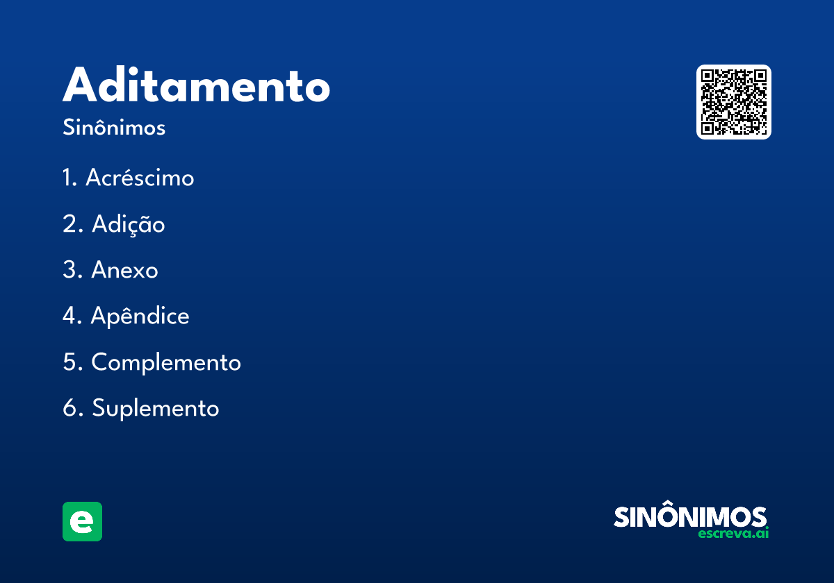aditamento