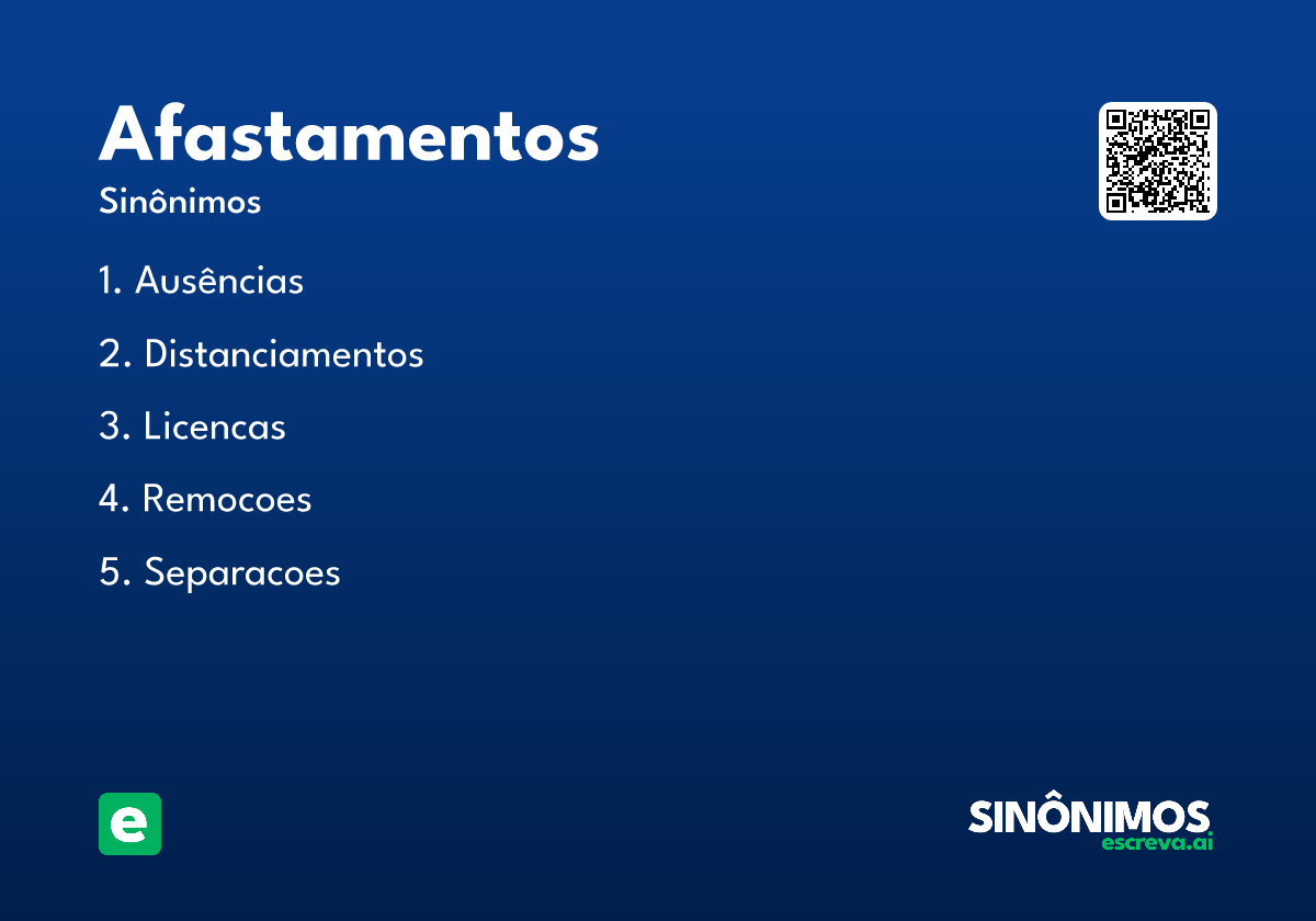 afastamentos