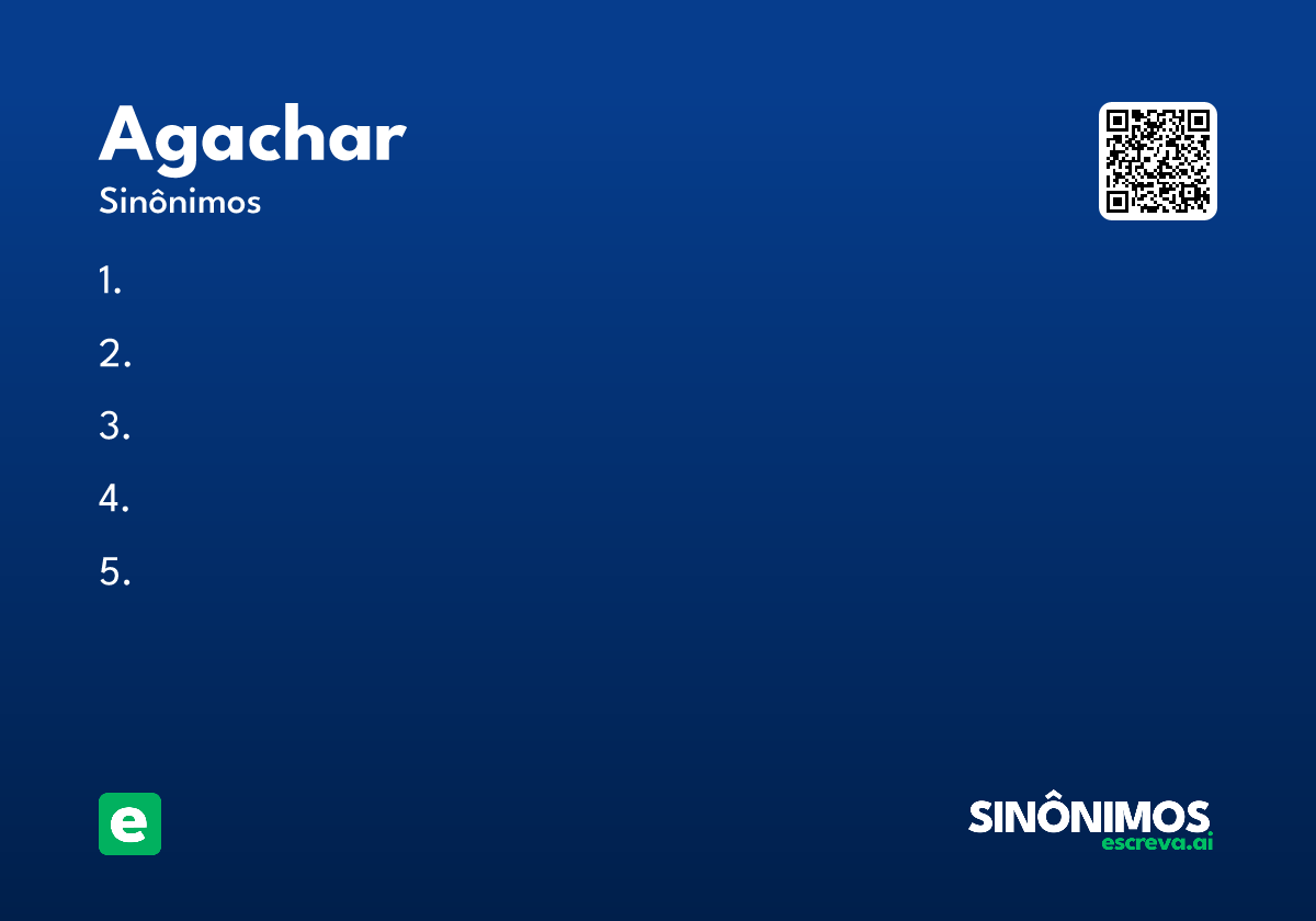 agachar