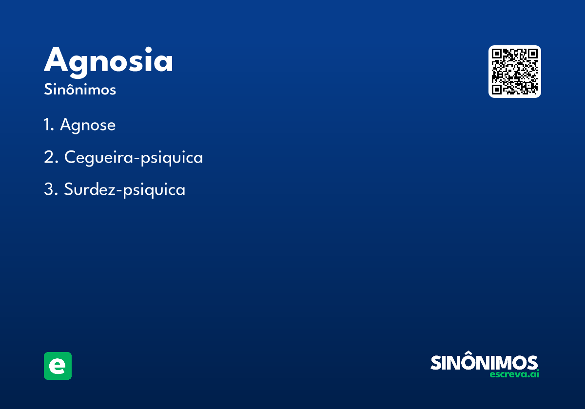 agnosia