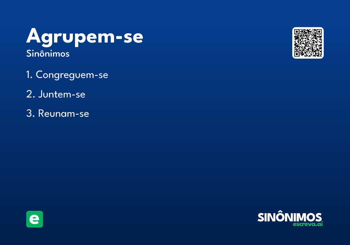 agrupem-se