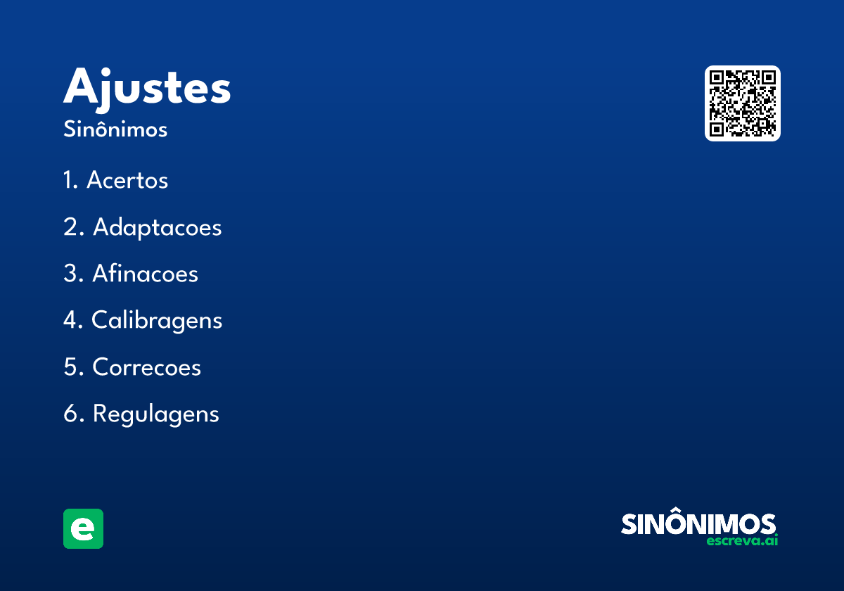 ajustes