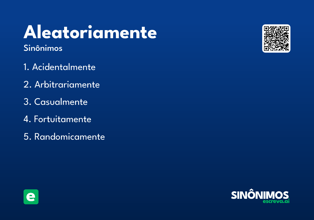 aleatoriamente