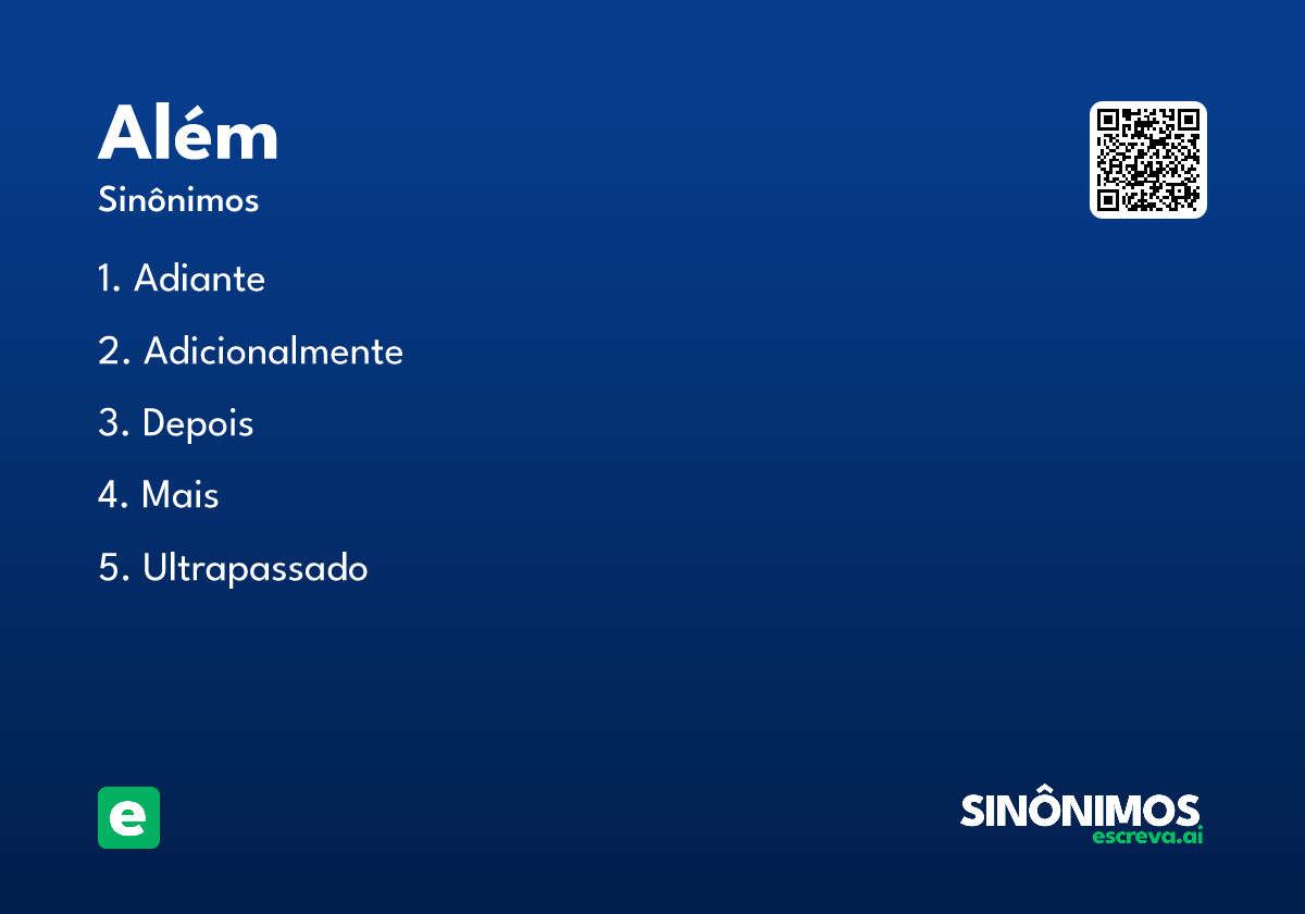 além