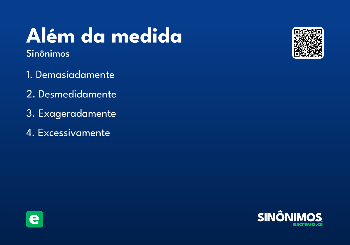 além da medida