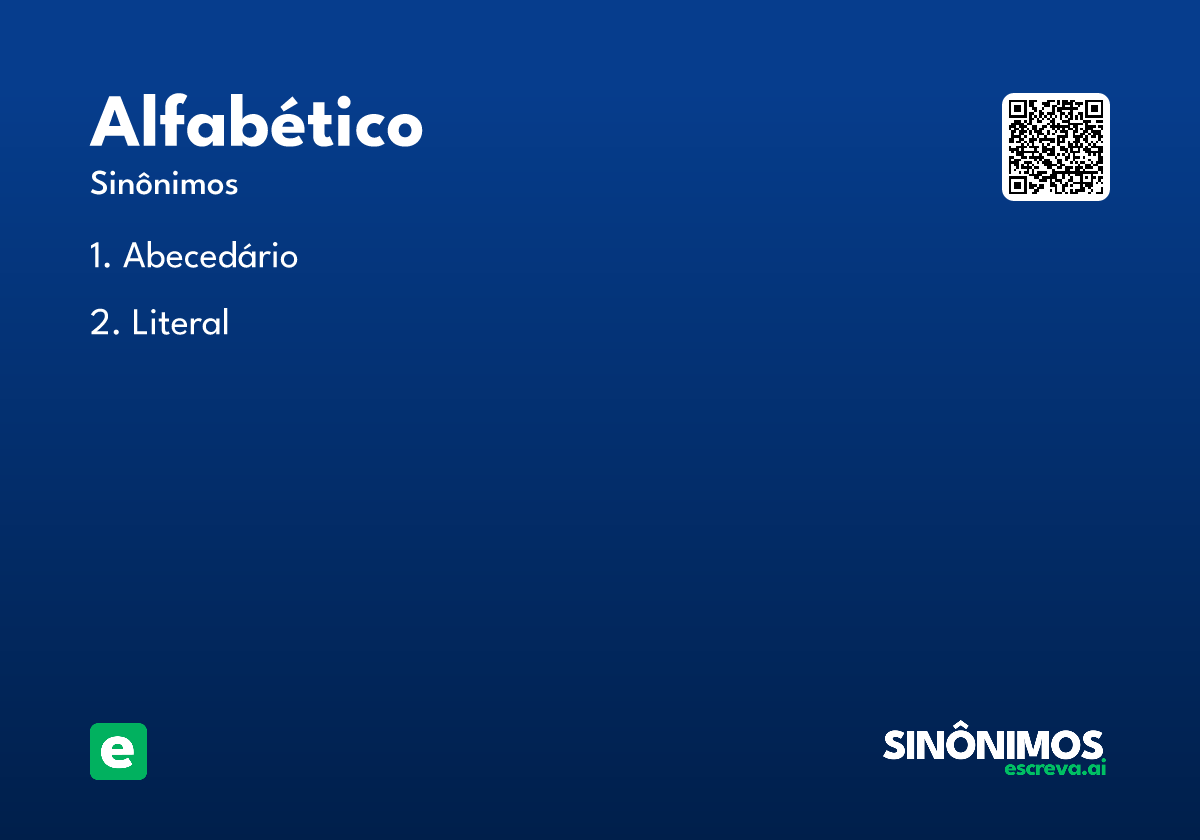 alfabético