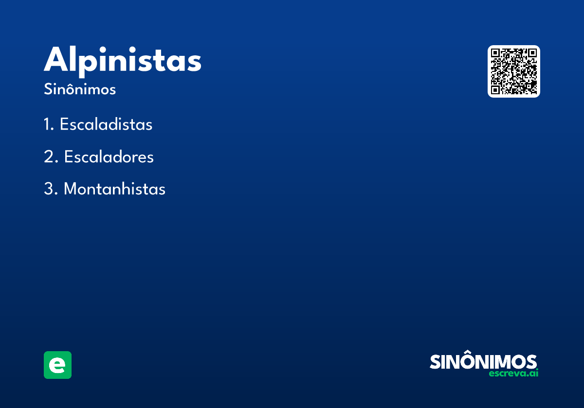 alpinistas