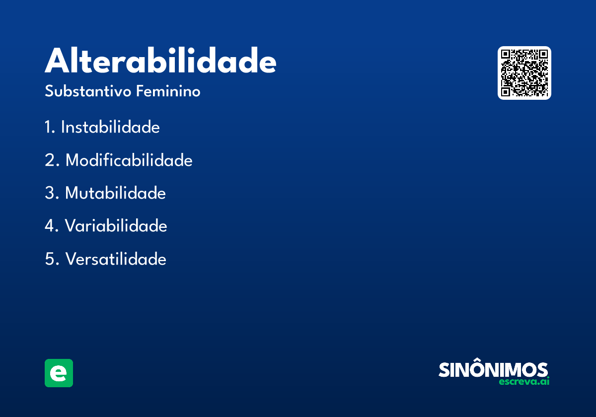 alterabilidade