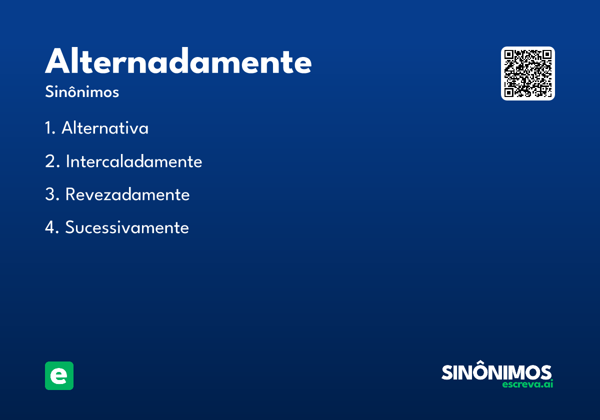 alternadamente