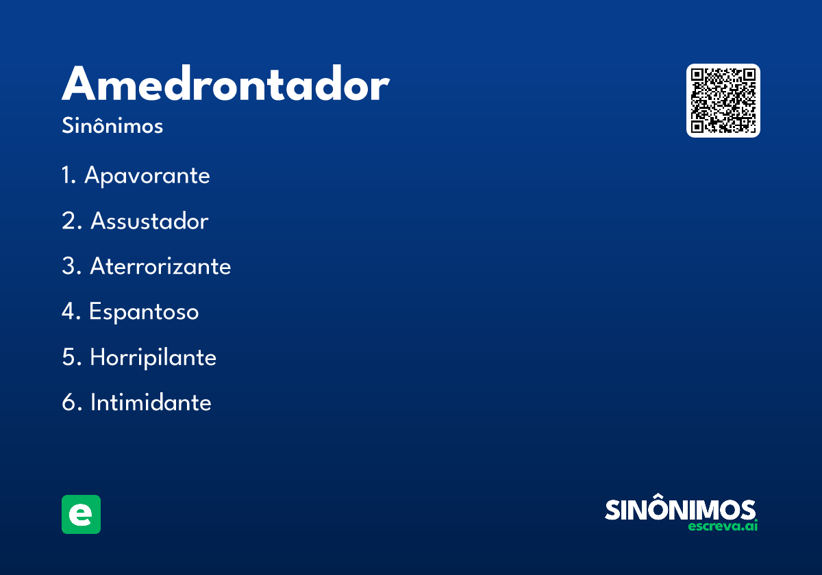 amedrontador