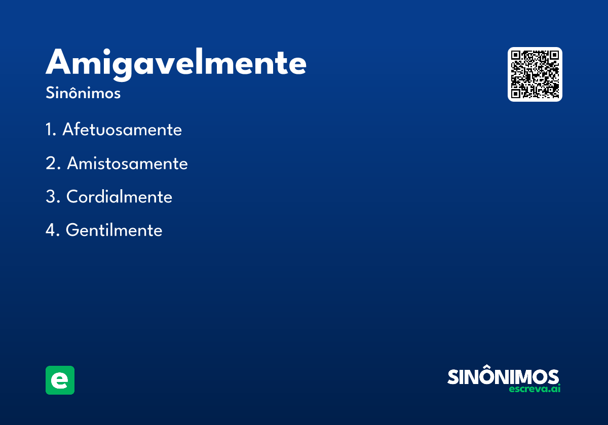amigavelmente