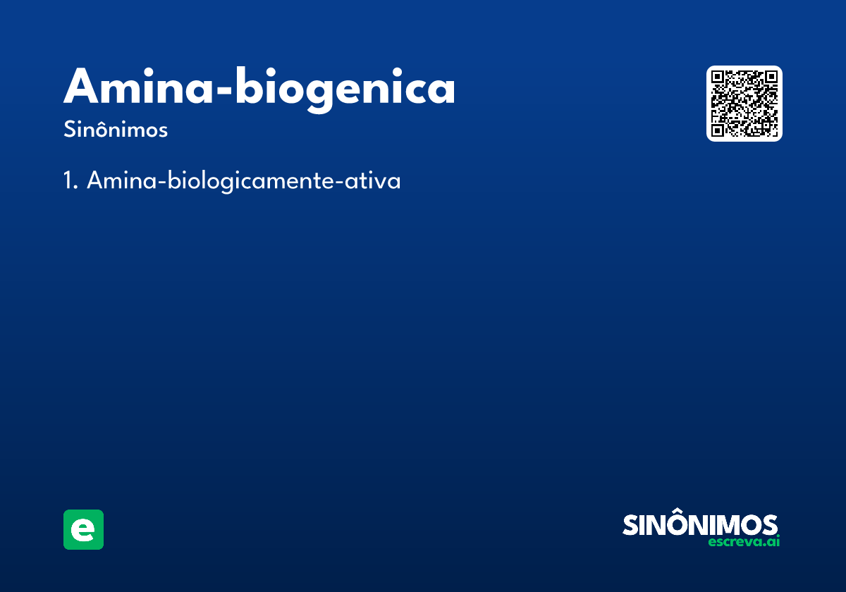 amina-biogenica