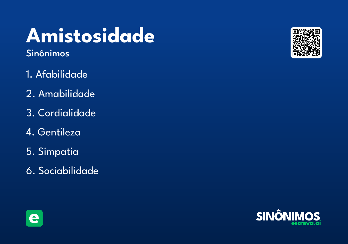 amistosidade