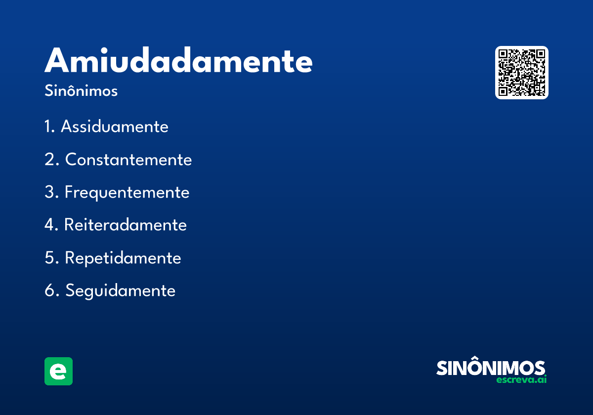 amiudadamente