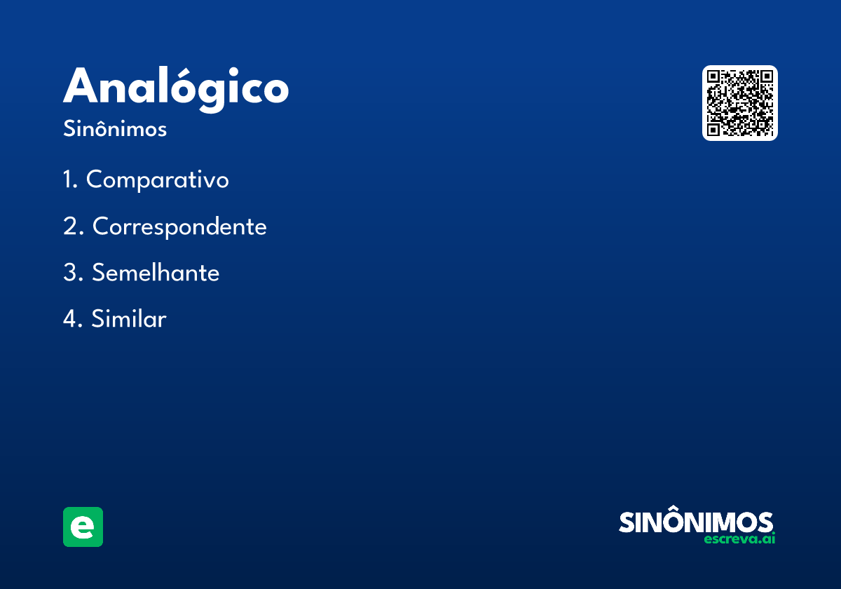 analógico