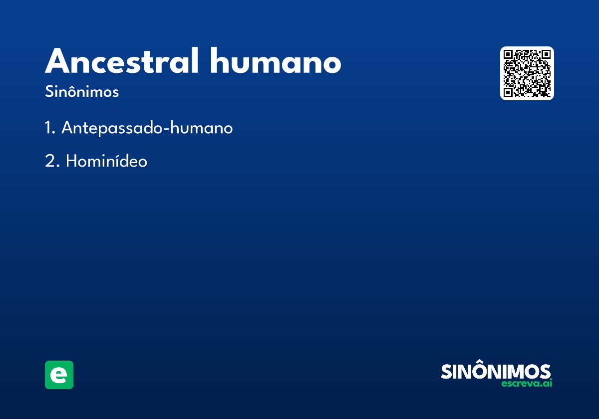 ancestral humano