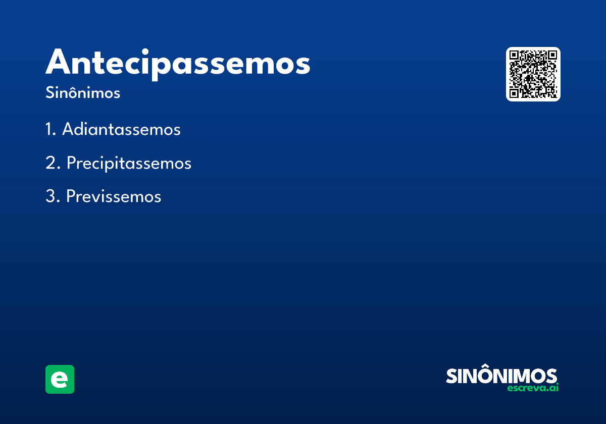 antecipassemos