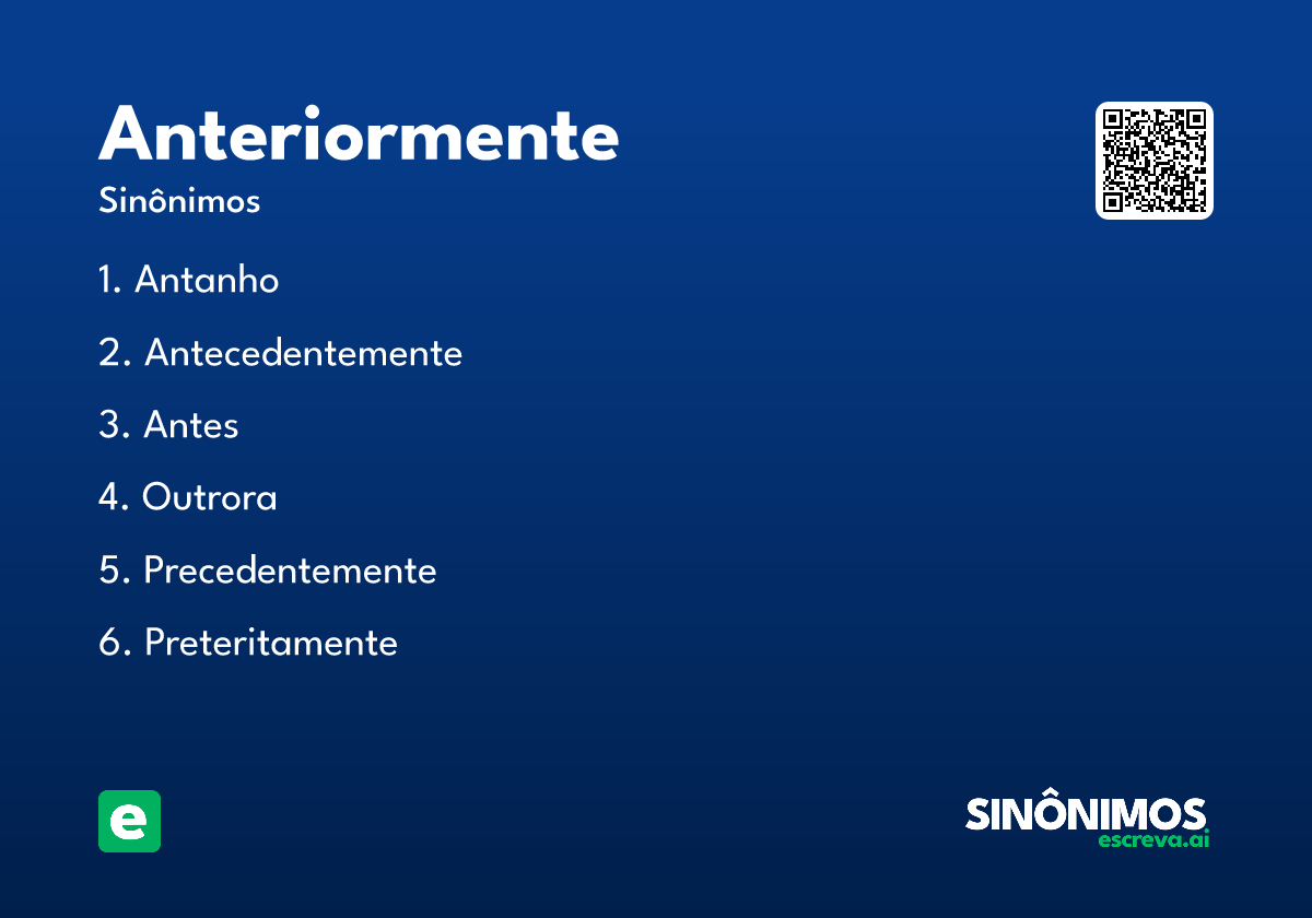 anteriormente