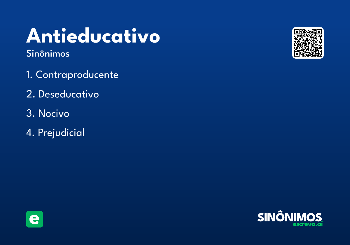 antieducativo