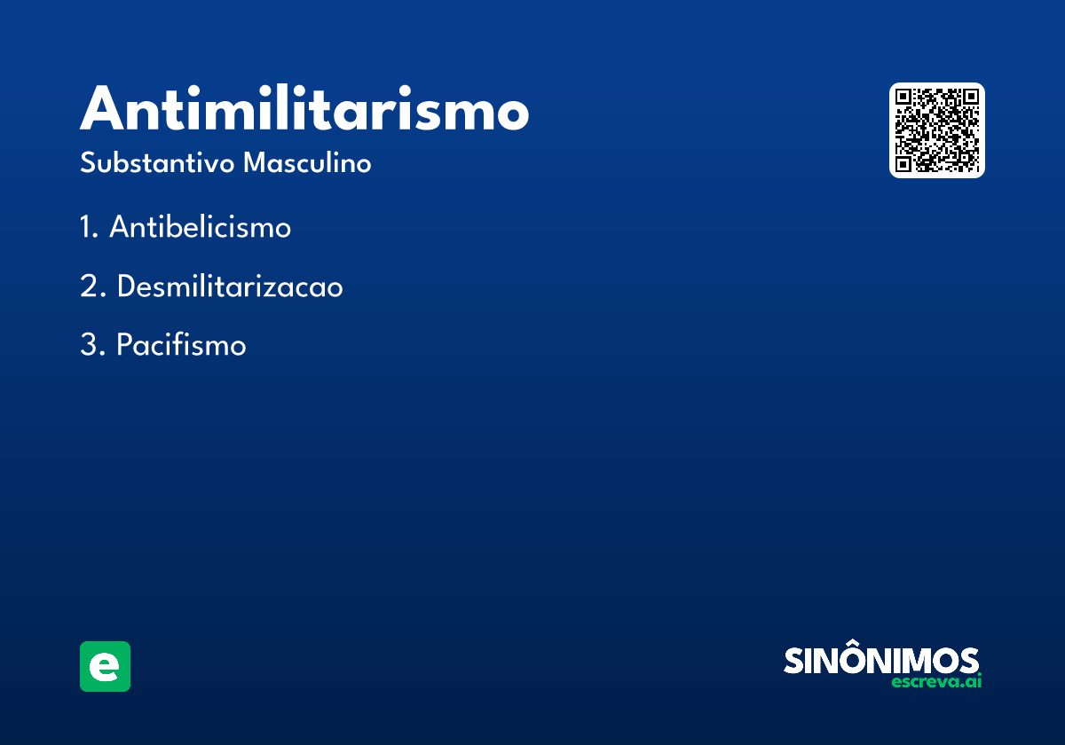antimilitarismo