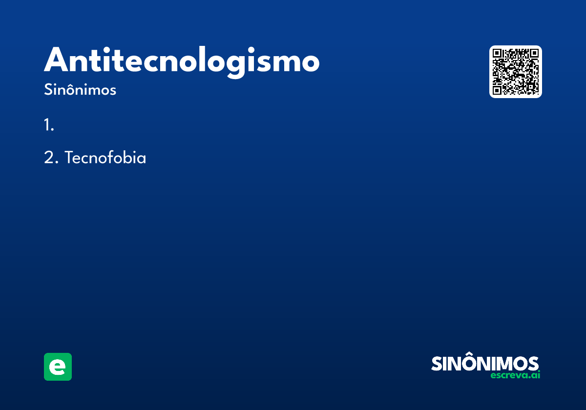 antitecnologismo