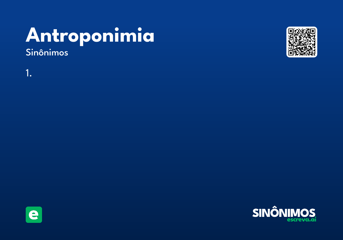 antroponimia