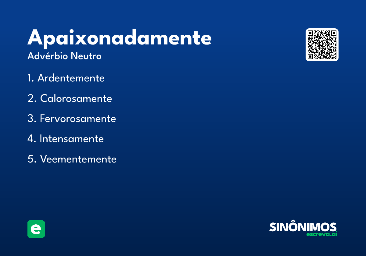 apaixonadamente