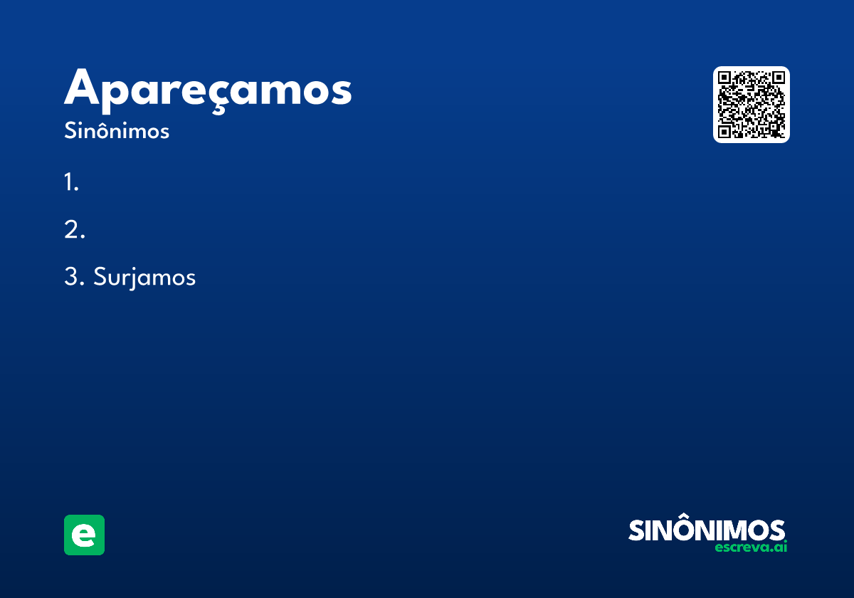 apareçamos