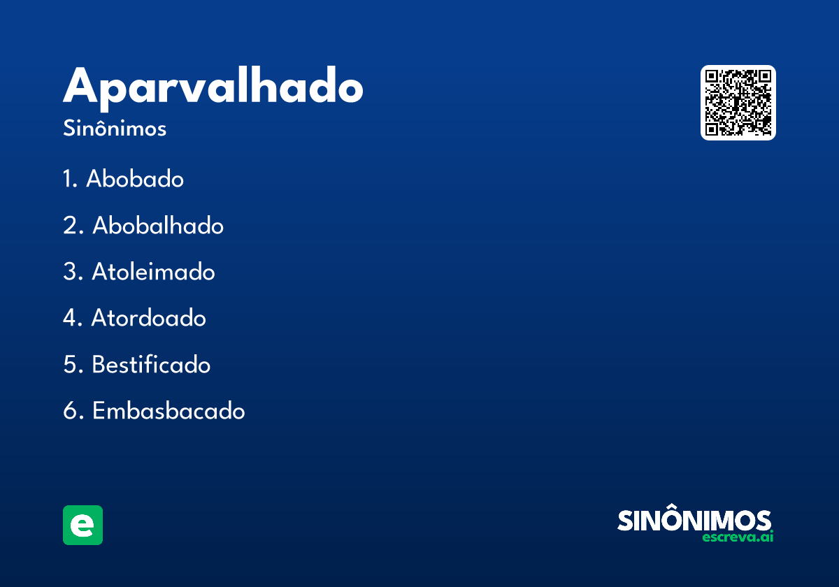 aparvalhado