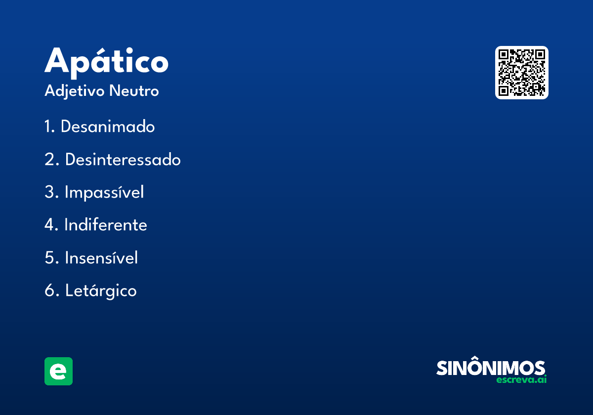 apático