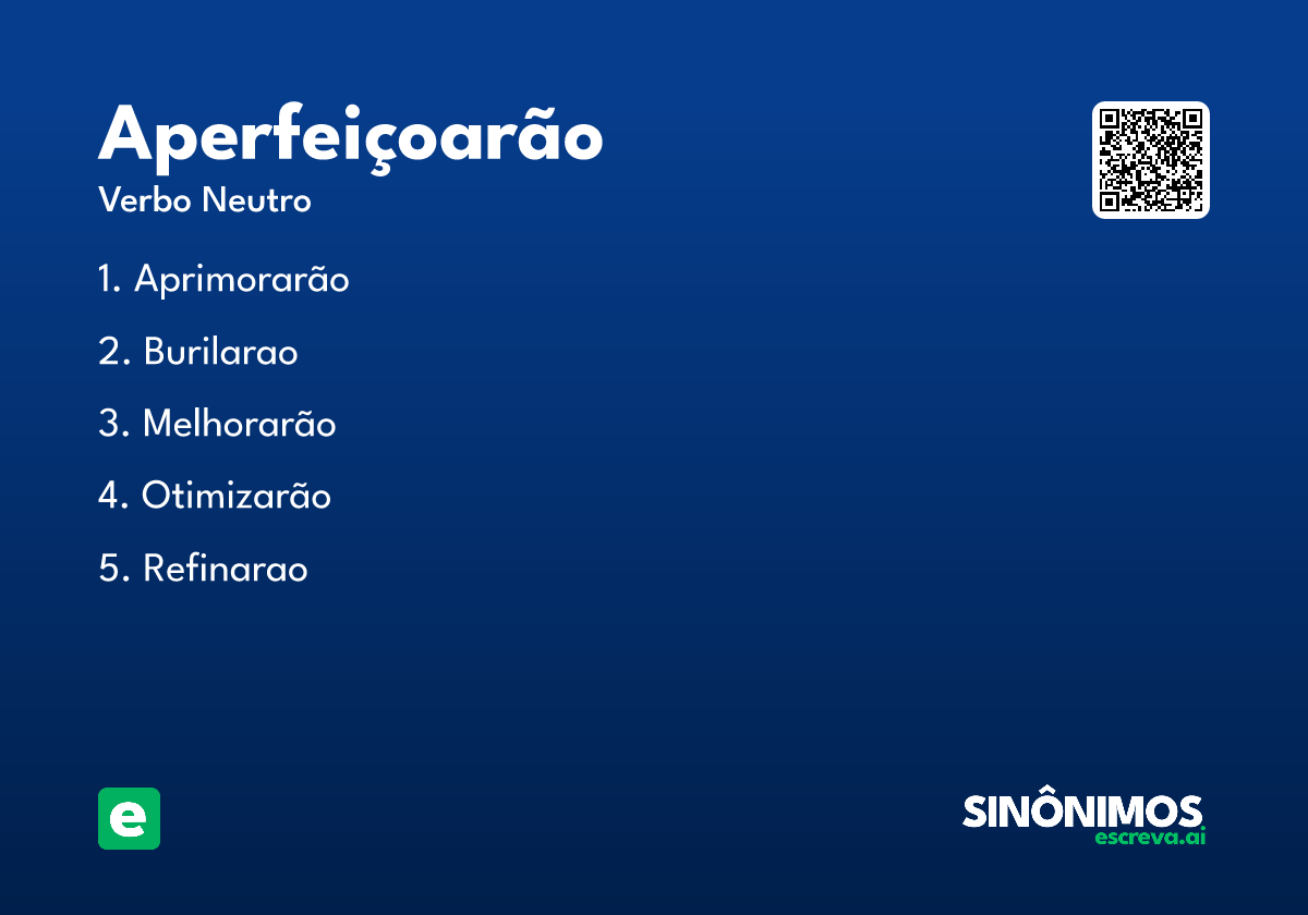 aperfeiçoarão