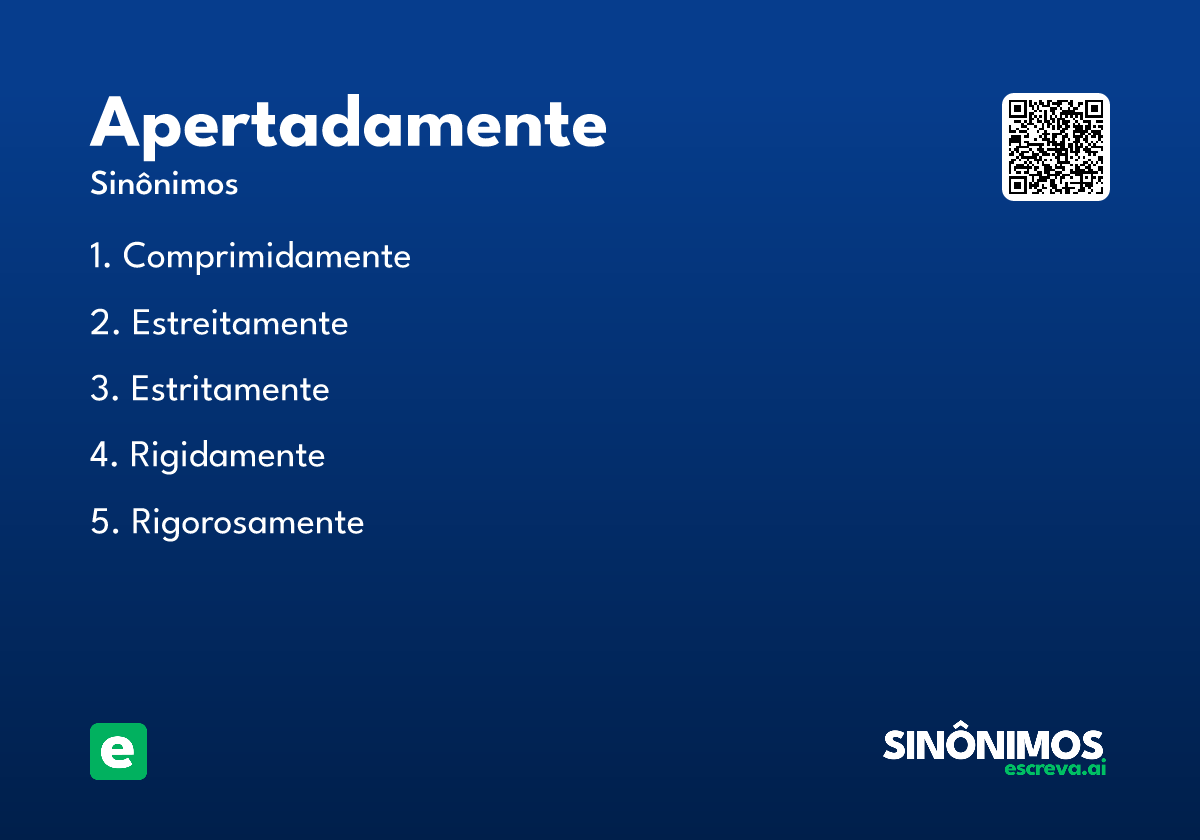 apertadamente