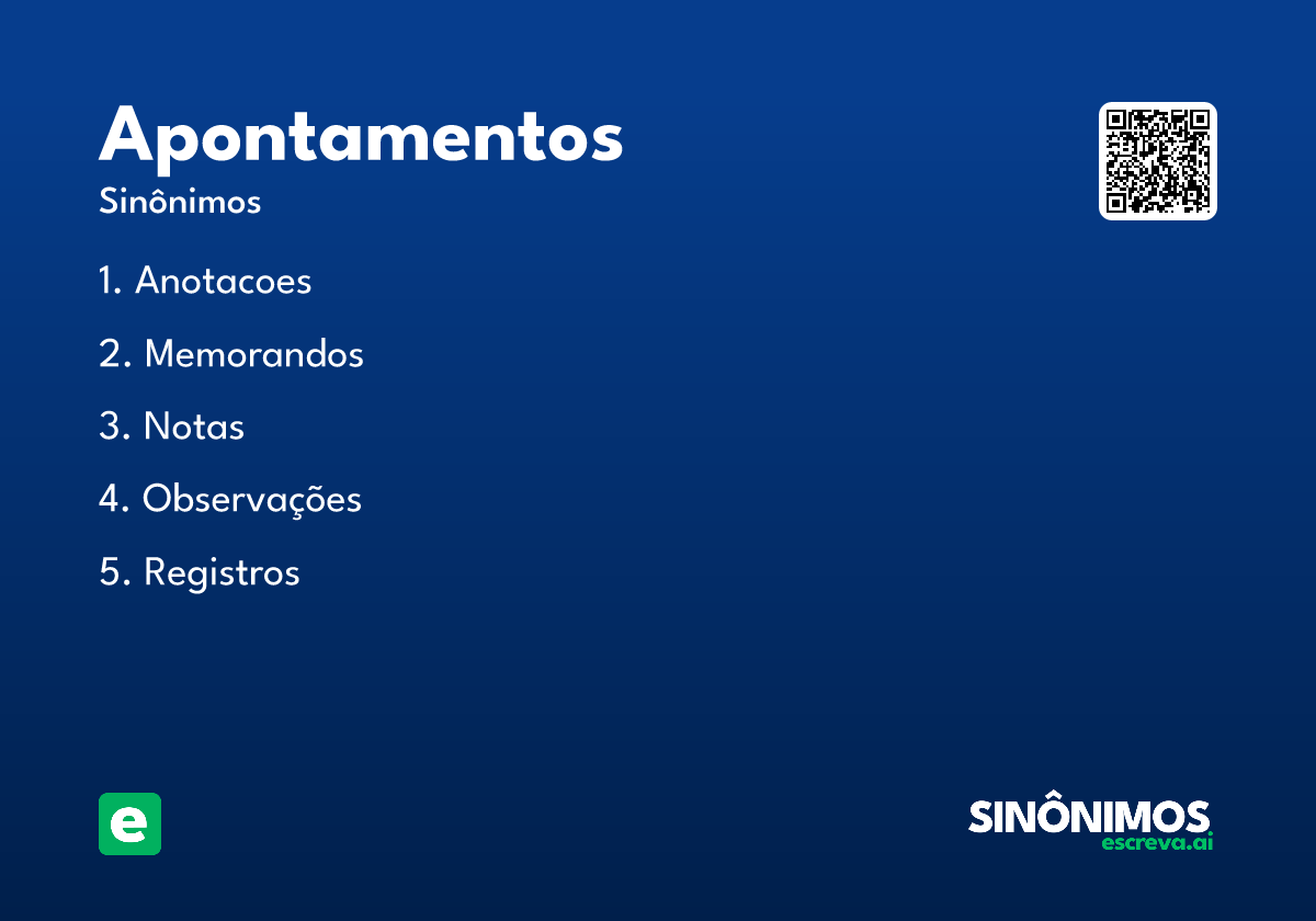 apontamentos