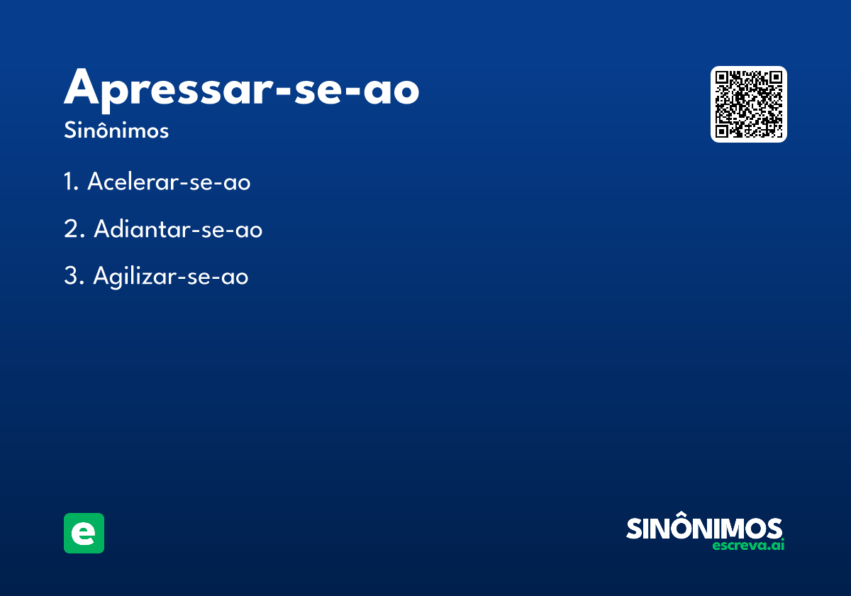 apressar-se-ao