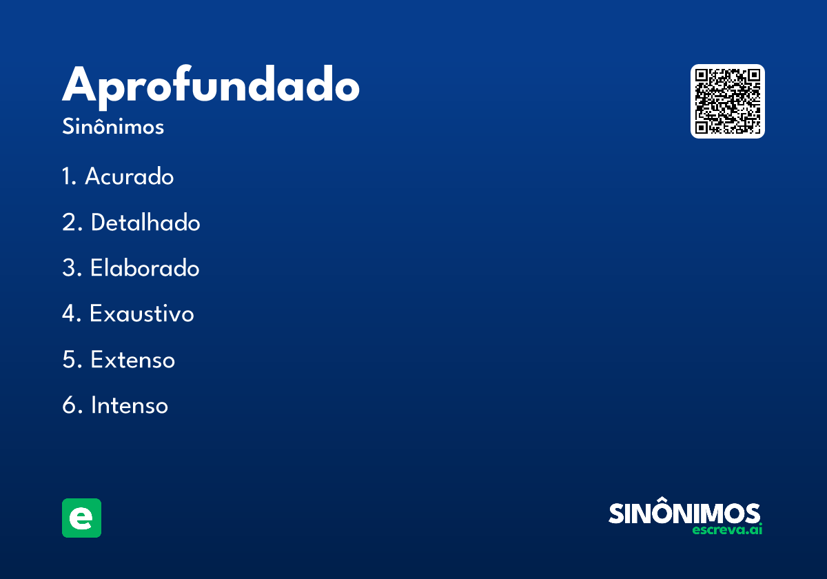 aprofundado