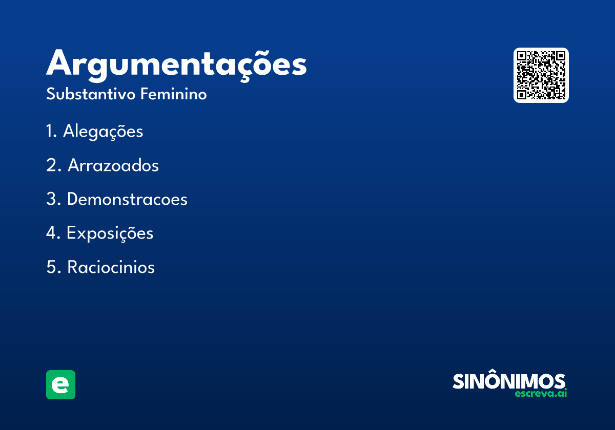 argumentações