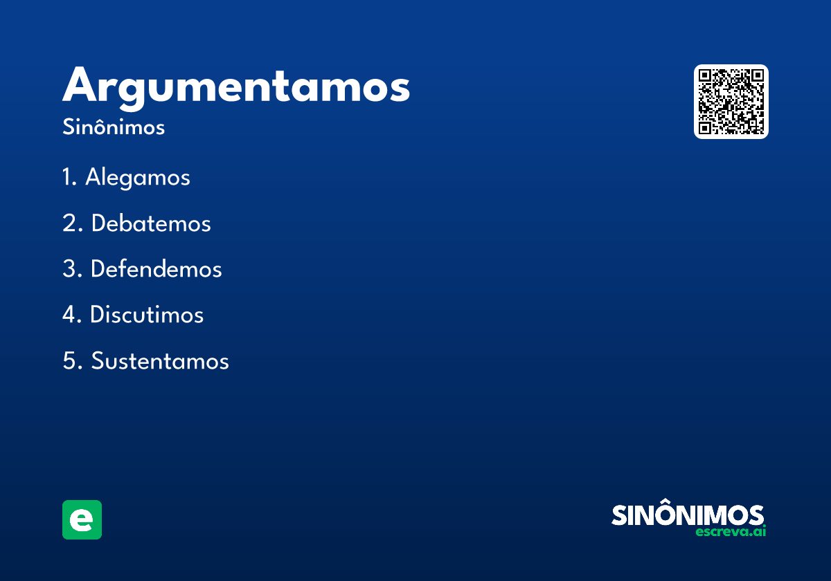 argumentamos