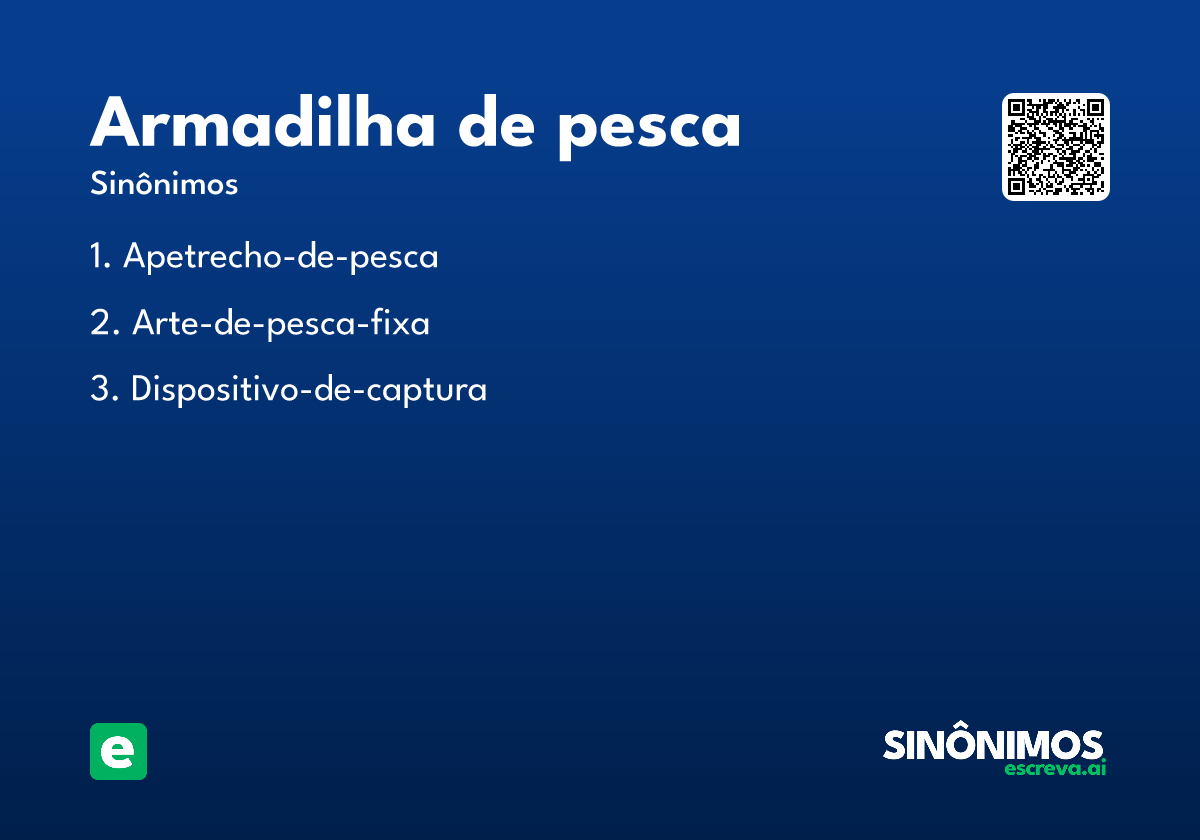 armadilha de pesca
