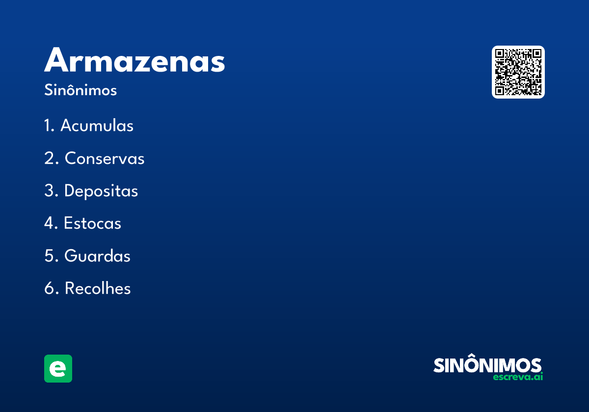 armazenas
