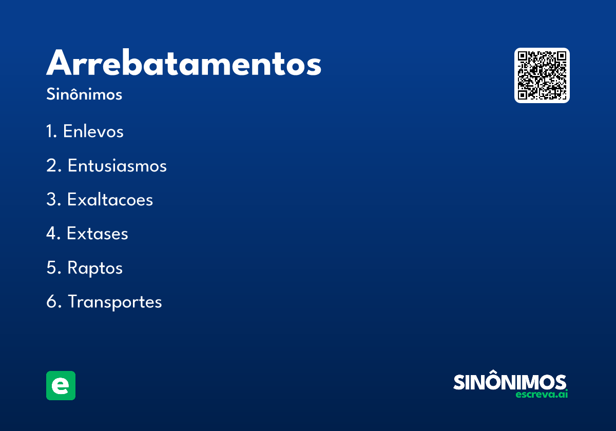 arrebatamentos