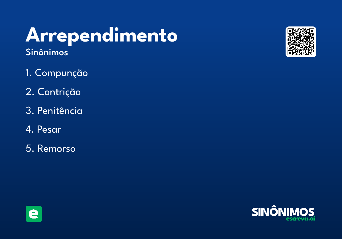 arrependimento