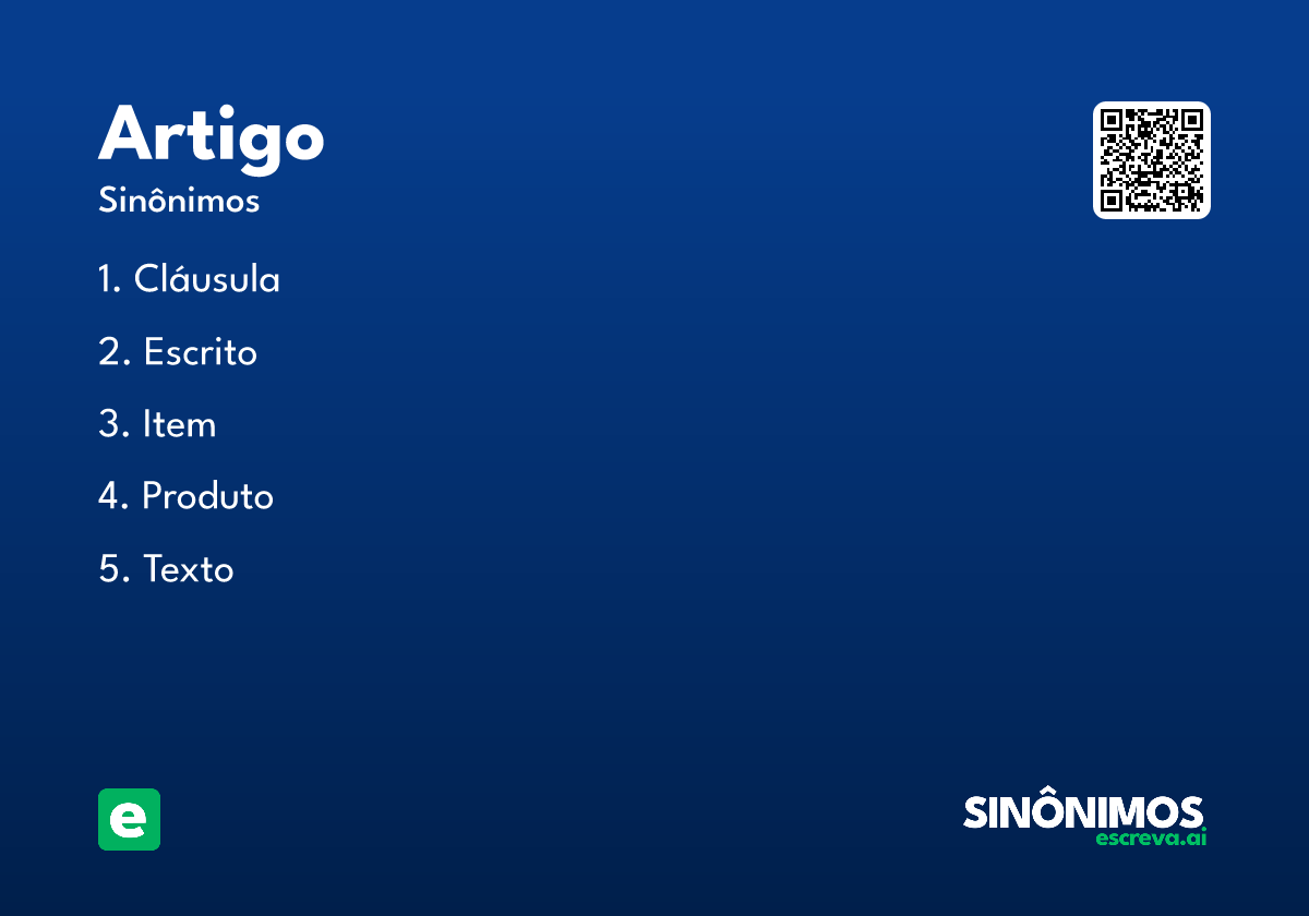 artigo