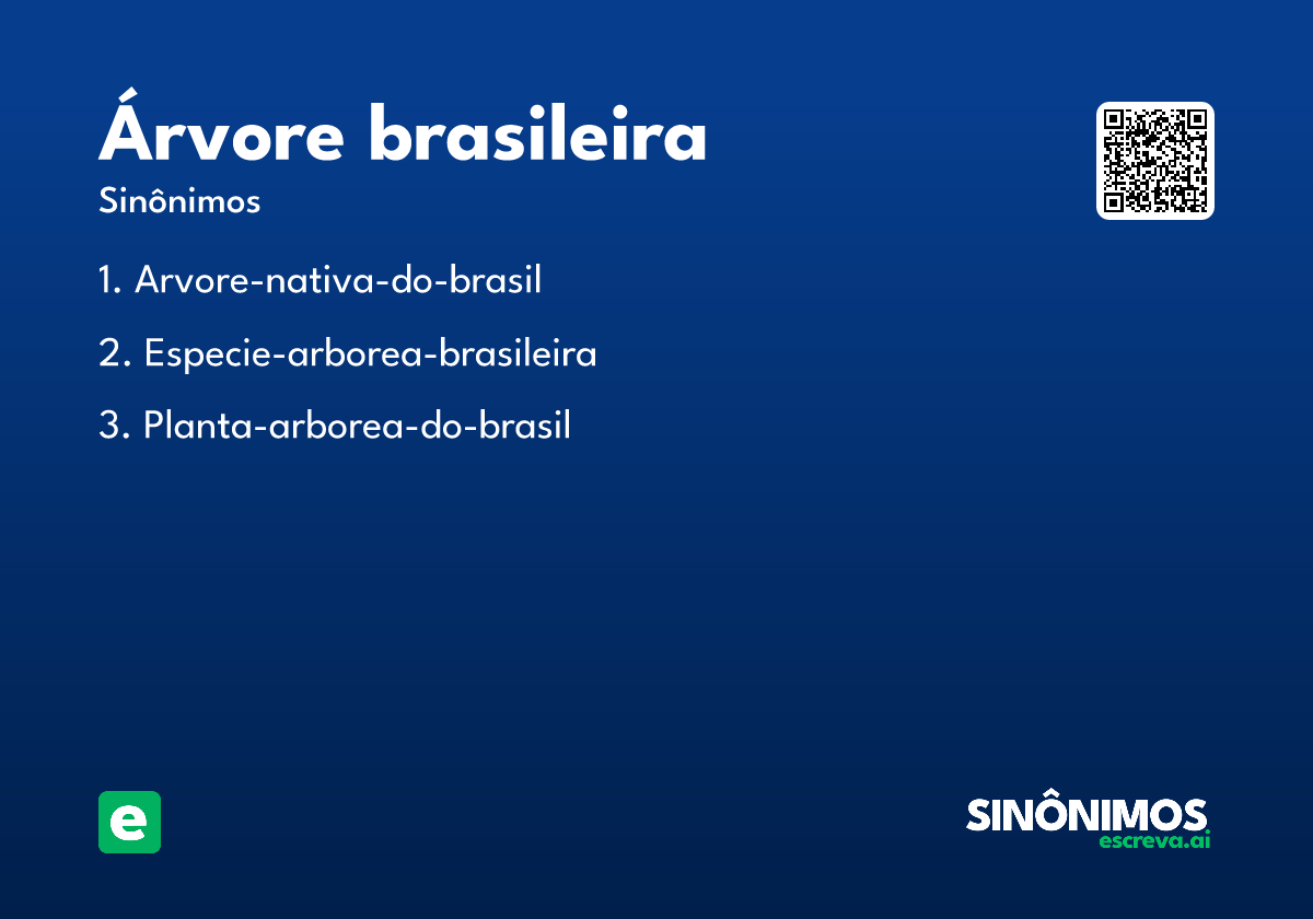 árvore brasileira