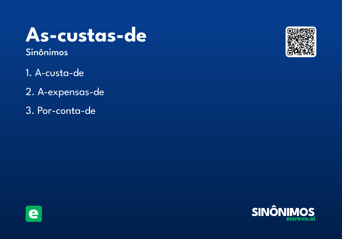 as-custas-de