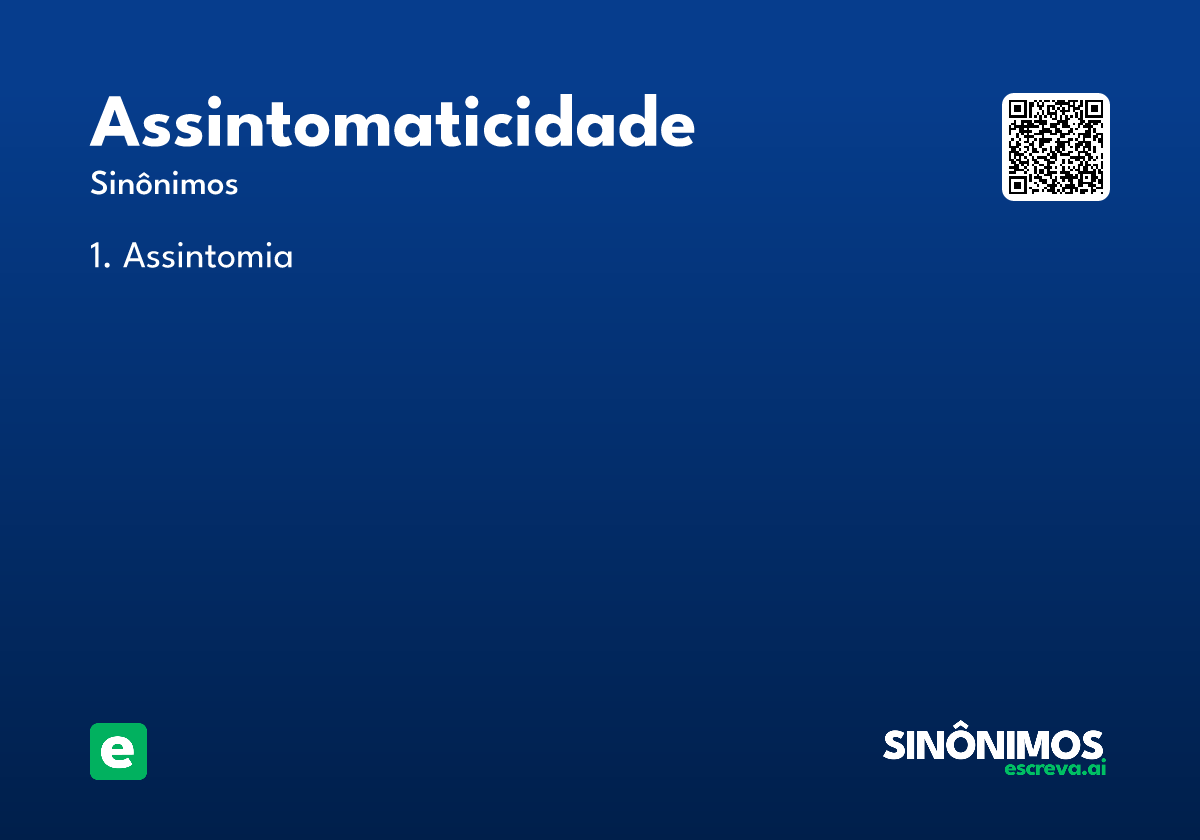 assintomaticidade