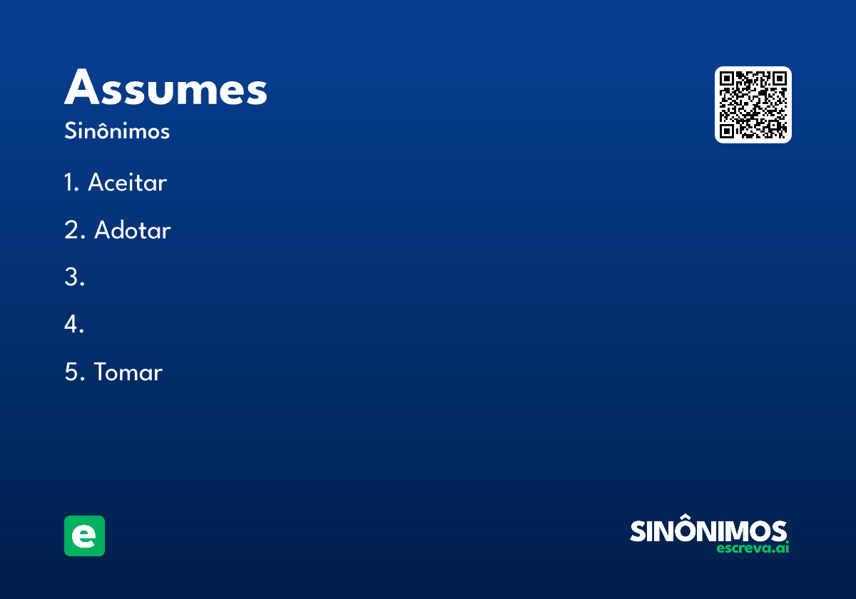 assumes