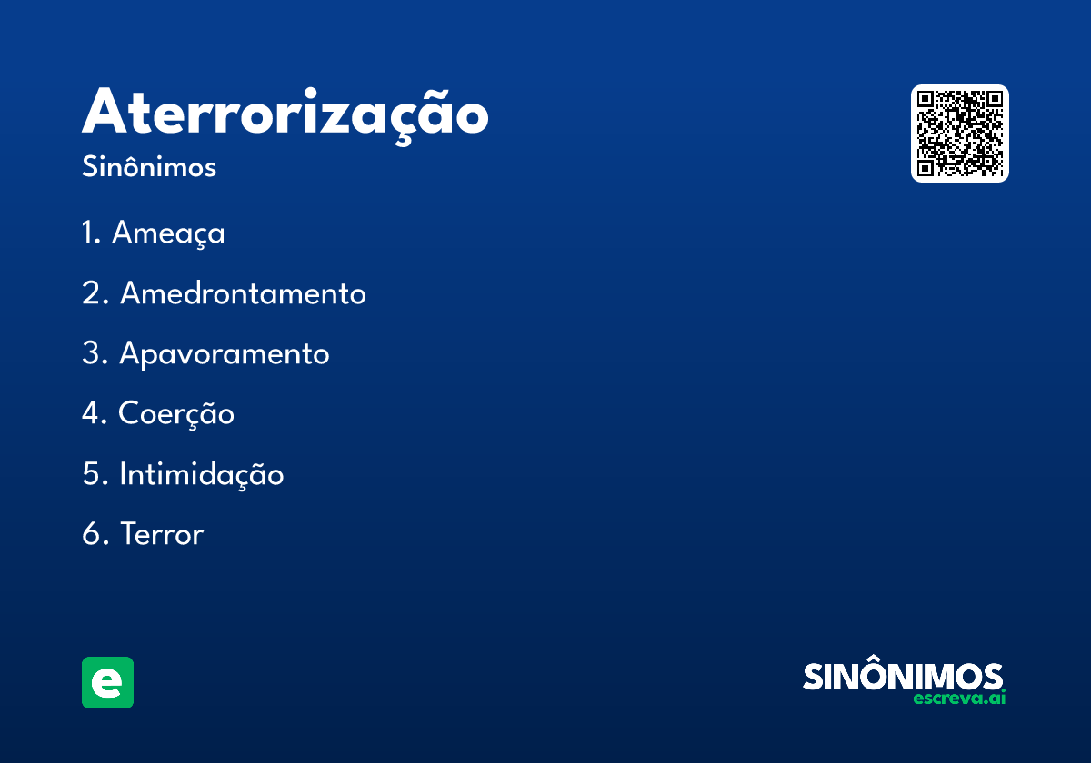 aterrorização