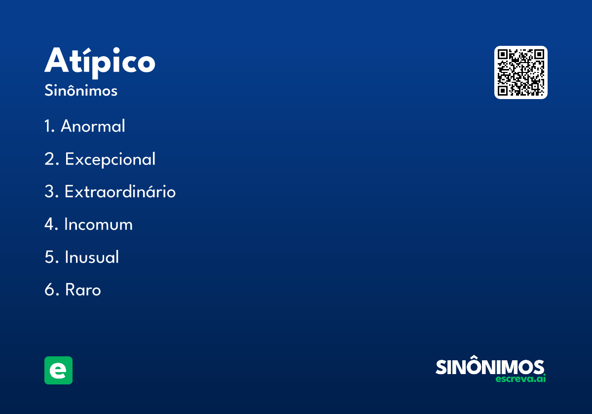 atípico